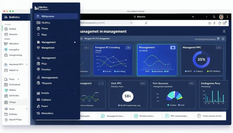 BidBotics AI-driven PPC management interface BidBotics AI-driven PPC management interface